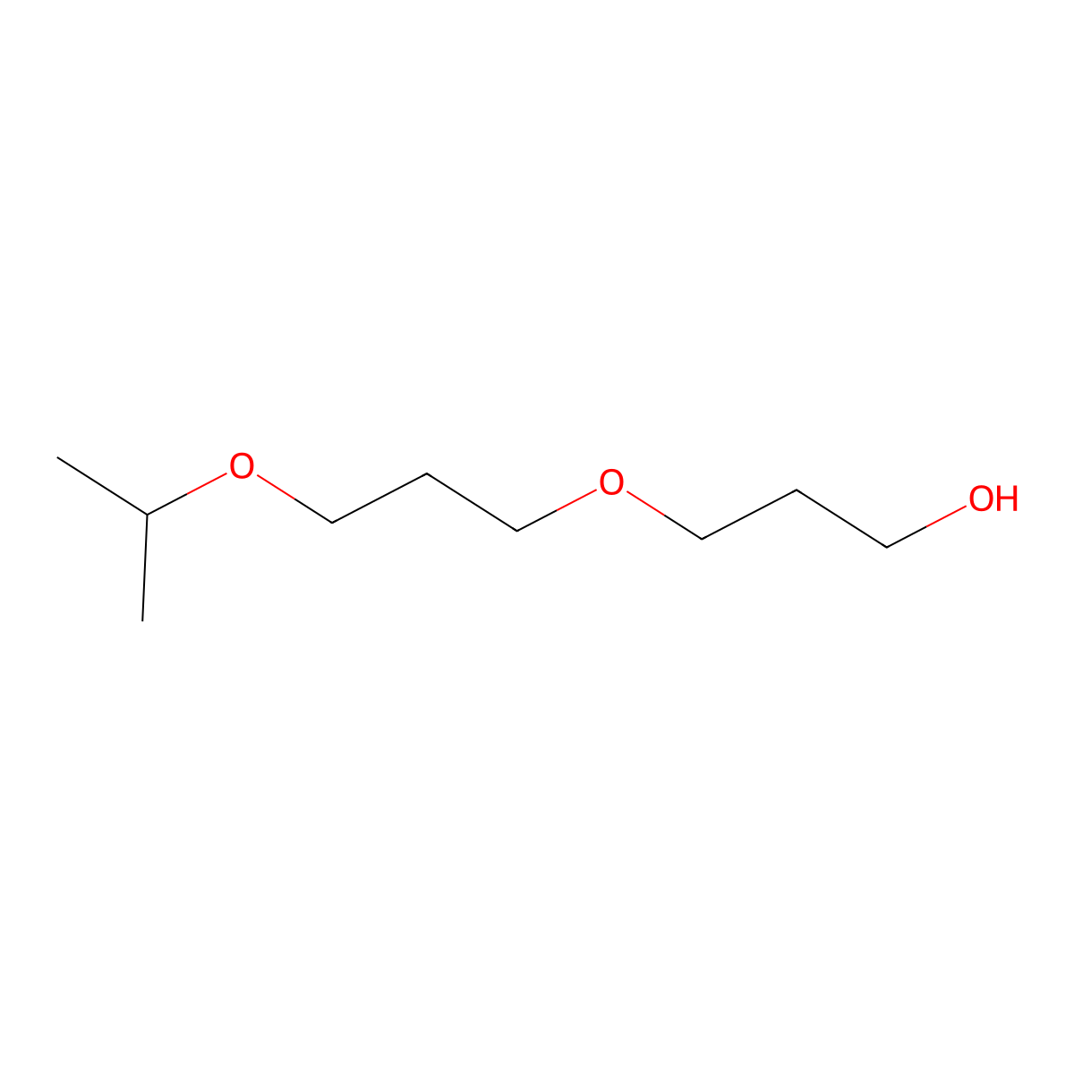 (2-Isopropoxymethylethoxy)propanol molecular structure, CAS 54518-03-5