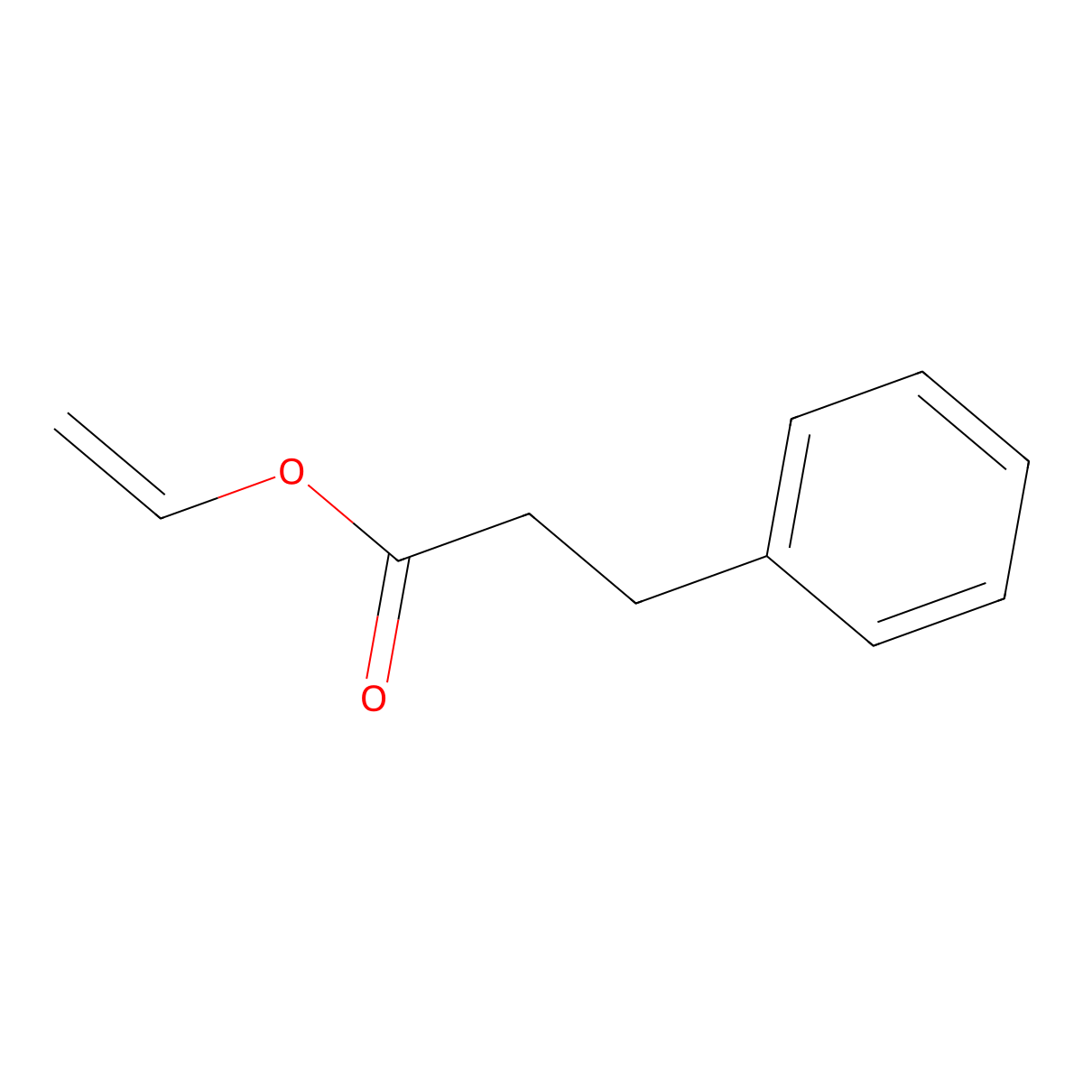 Vinyl 3-Phenylpropanoate molecular structure, CAS 54519-07-2
