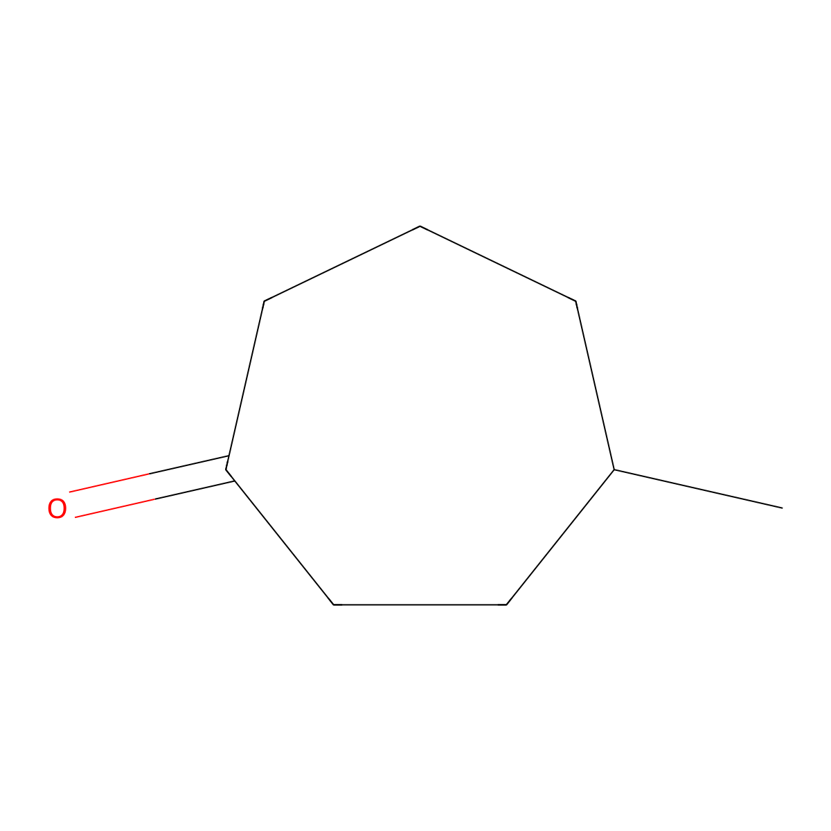 4-Methylcycloheptanone molecular structure, CAS 5452-36-8