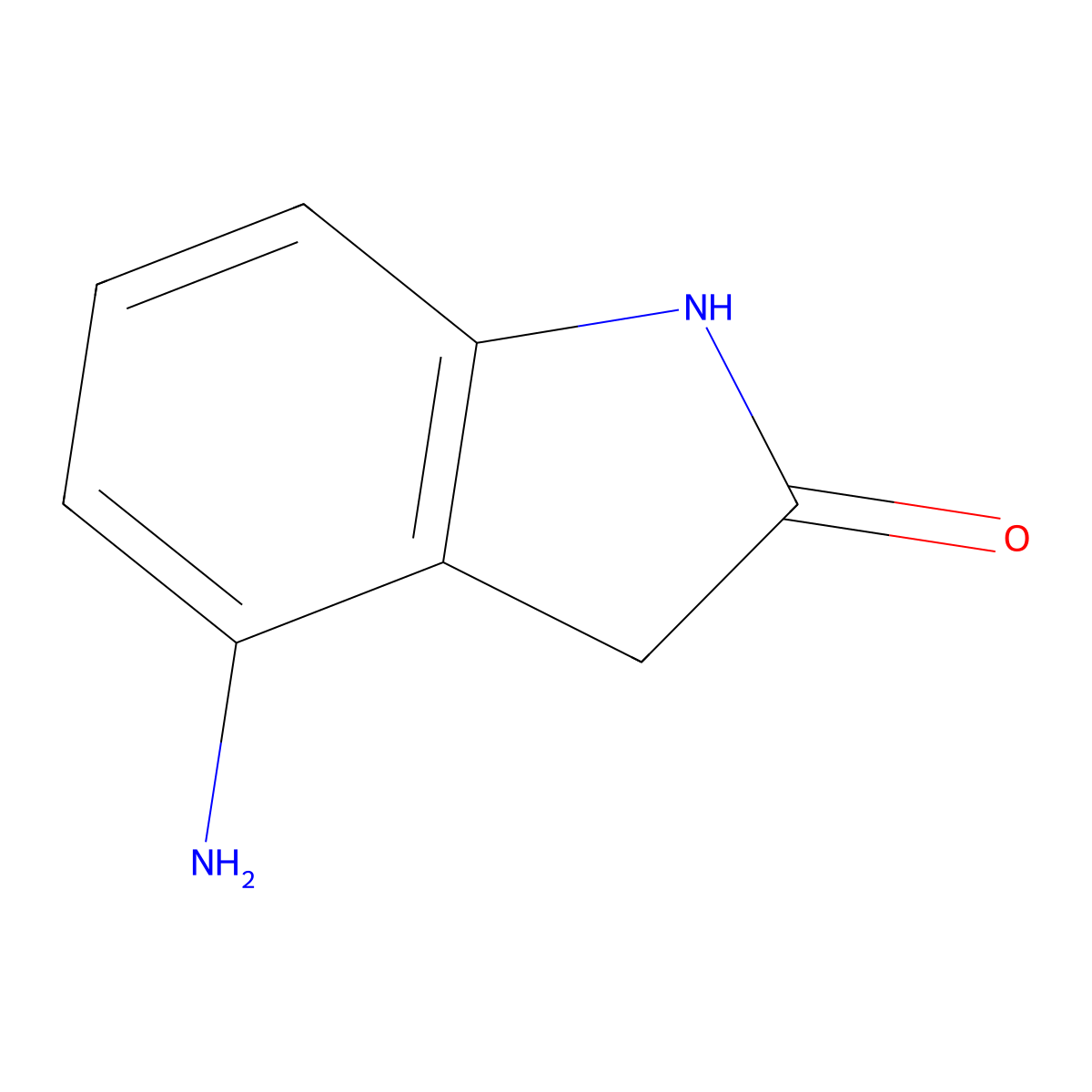 4-Aminoindolin-2-one molecular structure, CAS 54523-76-1
