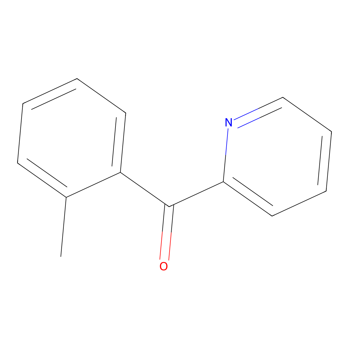 2-(2-Methylbenzoyl)pyridine molecular structure, CAS 54523-78-3