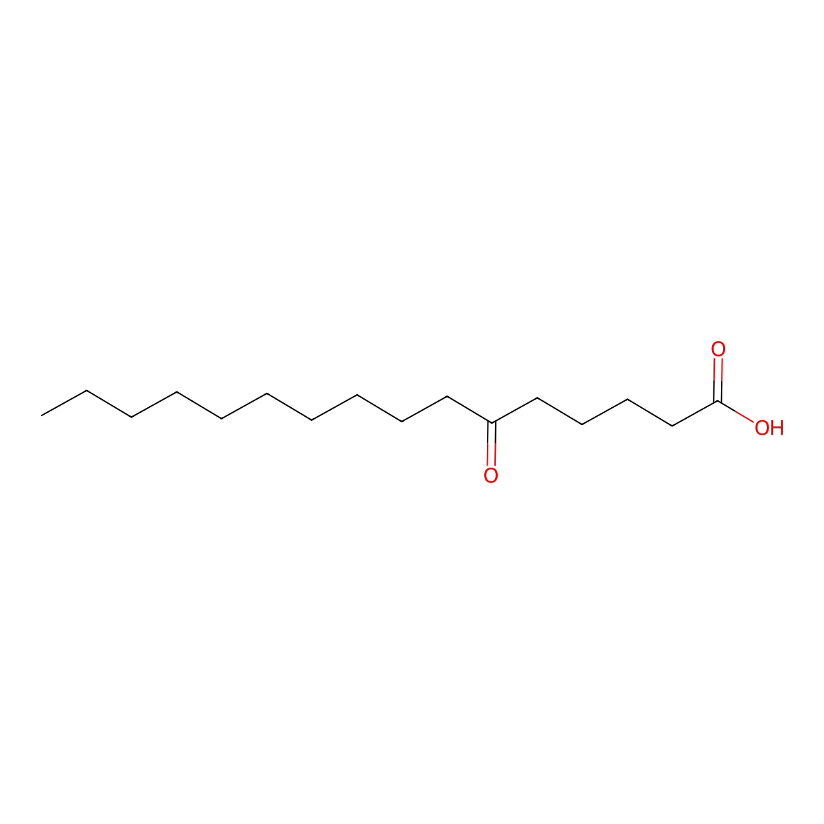 6-oxohexadecanoic Acid molecular structure, CAS 54527-28-5