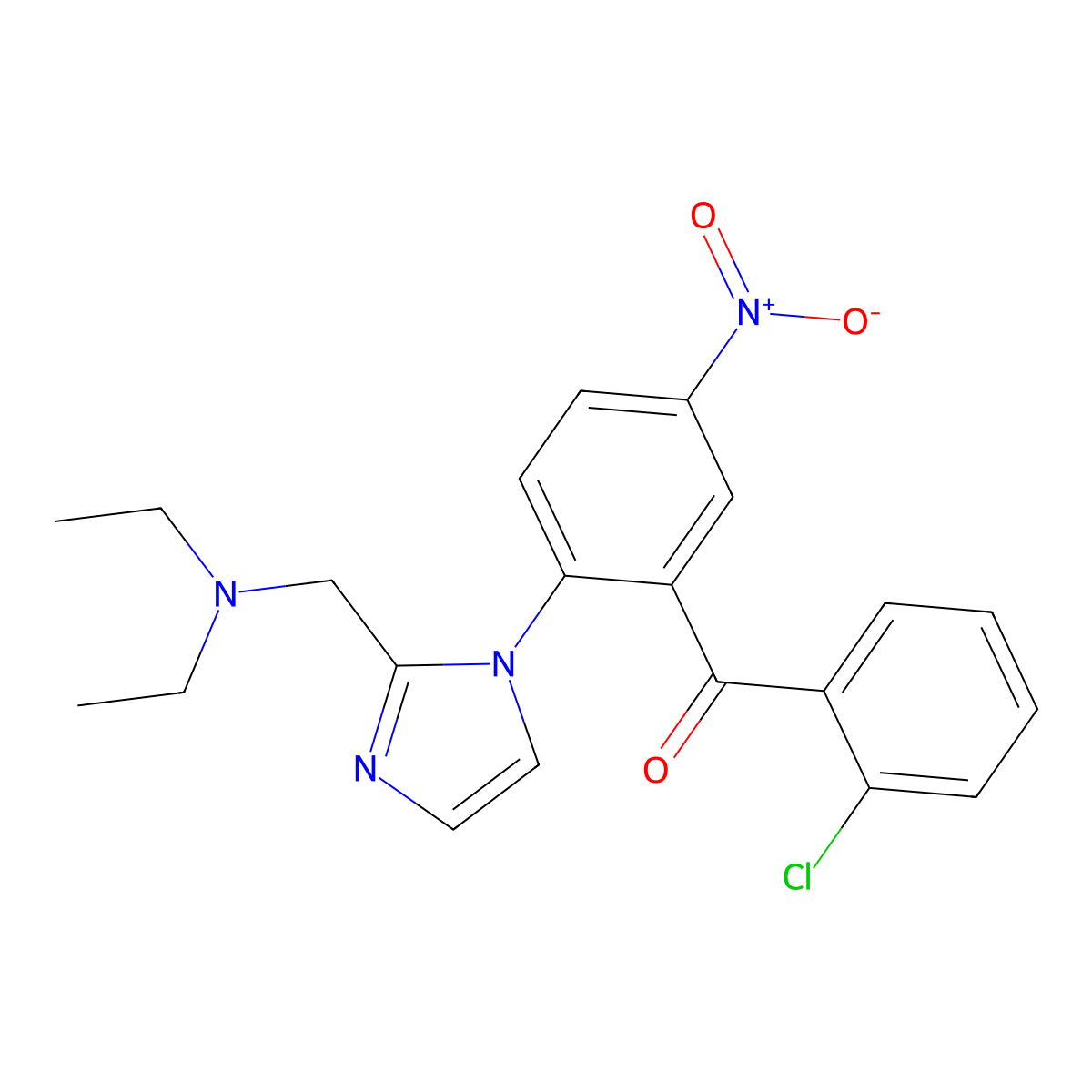 Nizofenone molecular structure, CAS 54533-85-6
