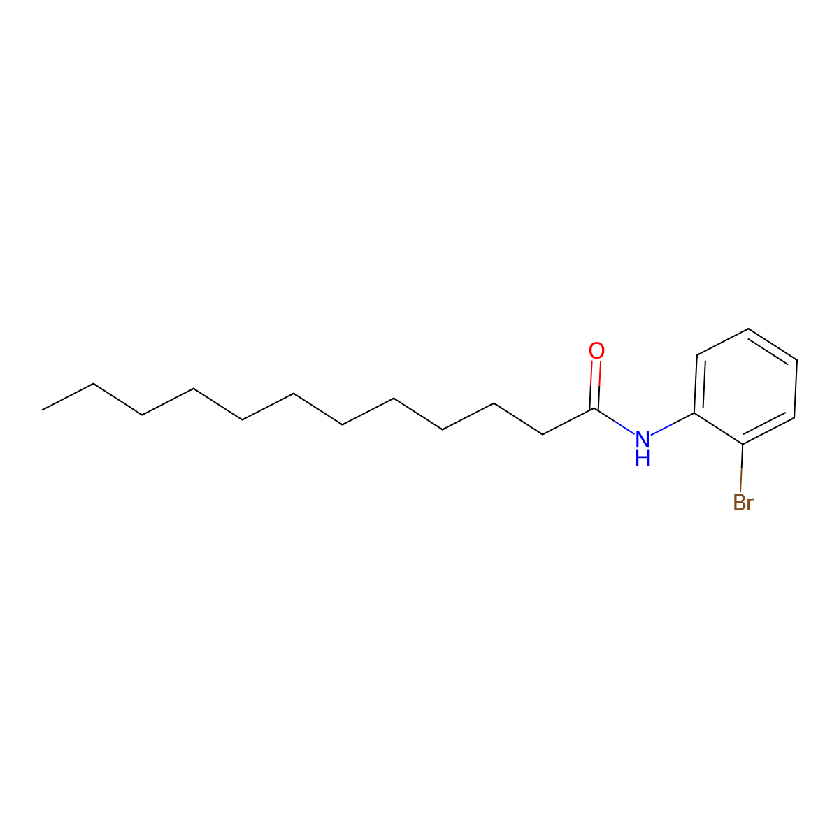 N-(2-bromophenyl)dodecanamide molecular structure, CAS 545343-30-4