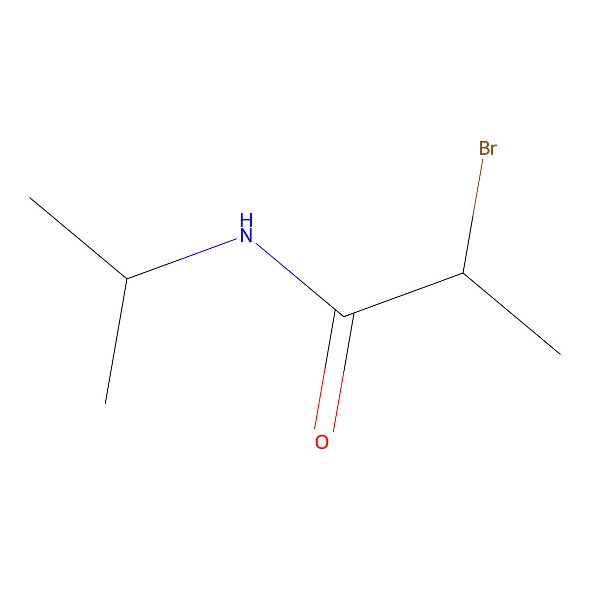 2-Bromo-N-isopropylpropanamide molecular structure, CAS 54537-46-1