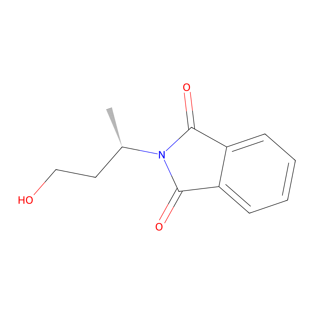 2-[(1S)-3-Hydroxy-1-methylpropyl]-1H-isoindole-1,3(2H)-dione molecular structure, CAS 545376-10-1