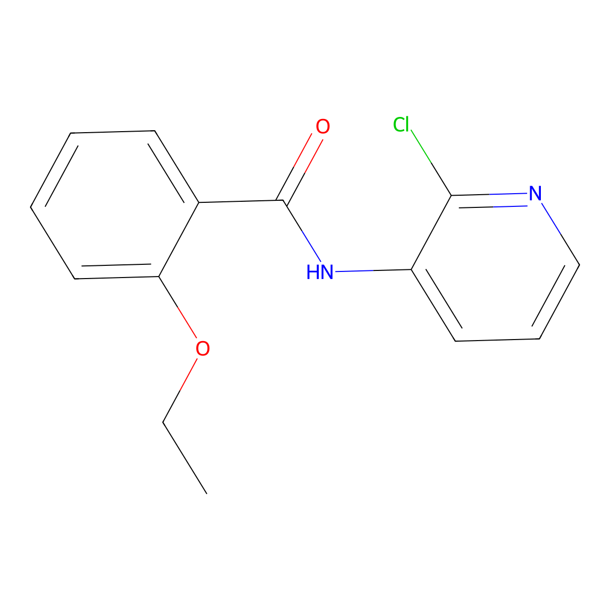 N-(2-chloropyridin-3-yl)-2-ethoxybenzamide molecular structure, CAS 545381-99-5