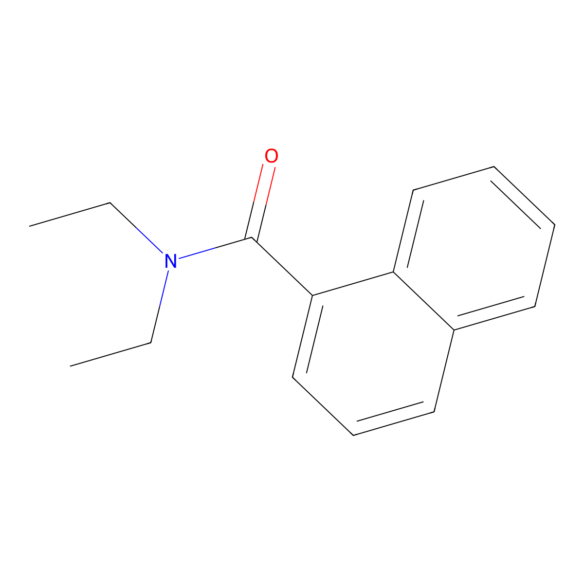 N,N-Diethyl-1-naphthamide molecular structure, CAS 5454-10-4
