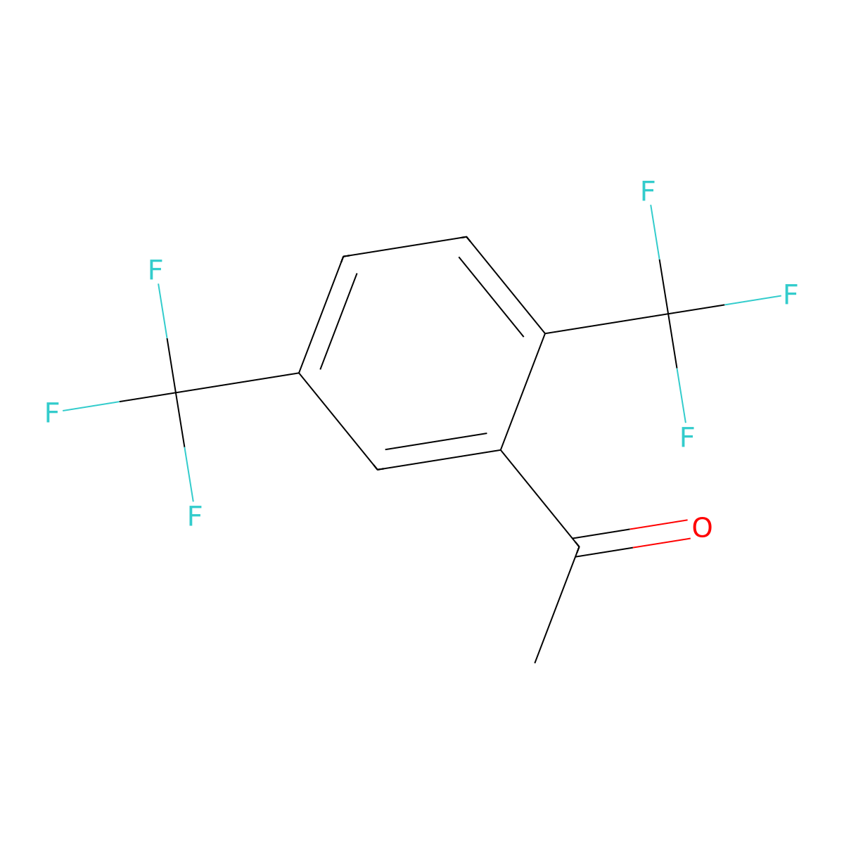 2',5'-Bis(trifluoromethyl)acetophenone molecular structure, CAS 545410-47-7