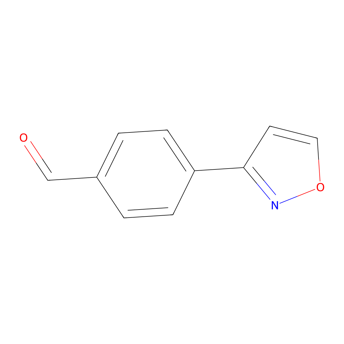 4-(Isoxazol-3-yl)benzaldehyde molecular structure, CAS 545424-40-6