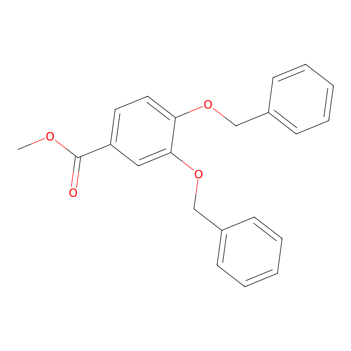 Methyl 3,4-bis(benzyloxy)benzoate molecular structure, CAS 54544-05-7