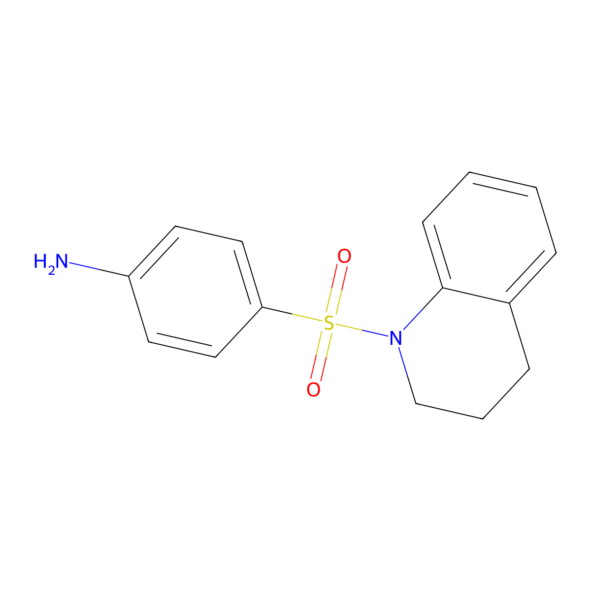 4-(3,4-dihydroquinolin-1(2H)-ylsulfonyl)aniline molecular structure, CAS 5455-89-0