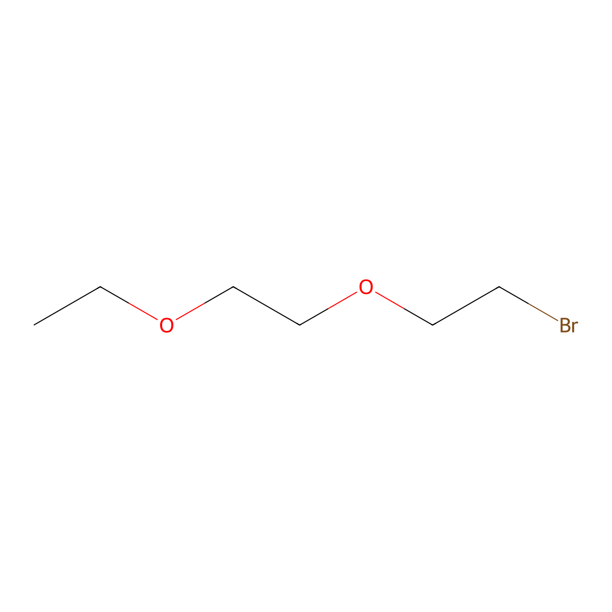 1-Bromo-2-(2-ethoxyethoxy)ethane molecular structure, CAS 54550-36-6