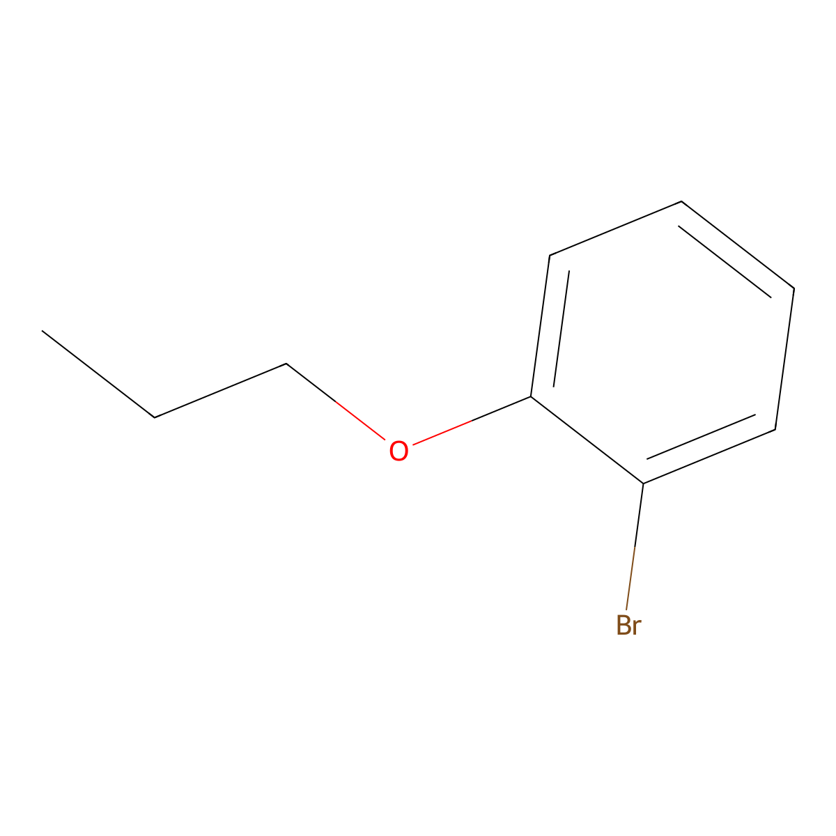 1-Bromo-2-propoxybenzene molecular structure, CAS 54554-81-3