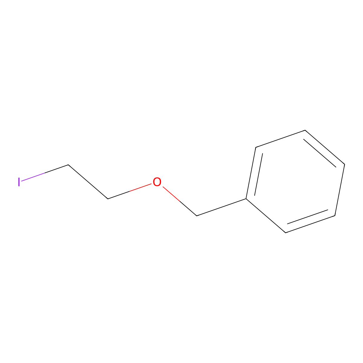 1-Benzyloxy-2-iodoethane molecular structure, CAS 54555-84-9