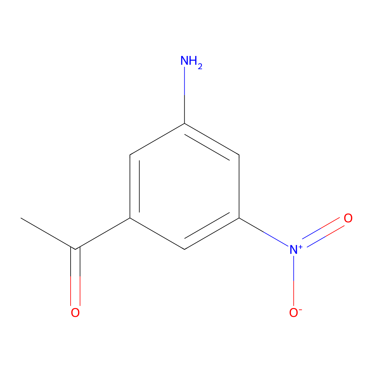 1-(3-Amino-5-nitrophenyl)ethanone molecular structure, CAS 5456-49-5