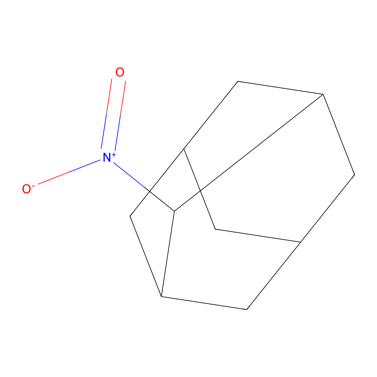 2-Nitroadamantane molecular structure, CAS 54564-31-7