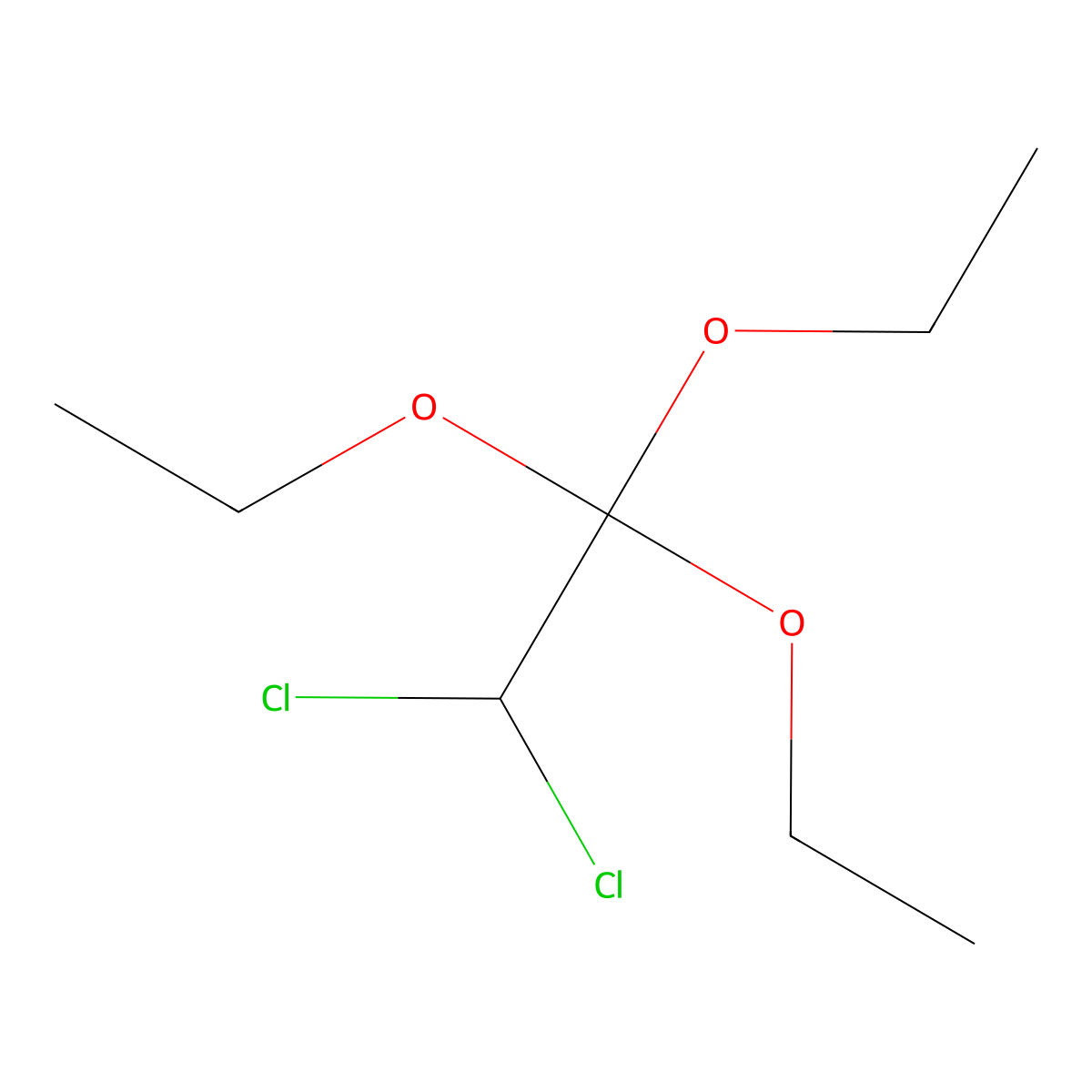 Orthodichloroacetic Acid Triethyl Ester molecular structure, CAS 54567-92-9