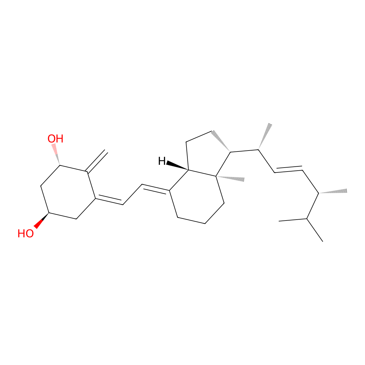 Doxercalciferol molecular structure, CAS 54573-75-0