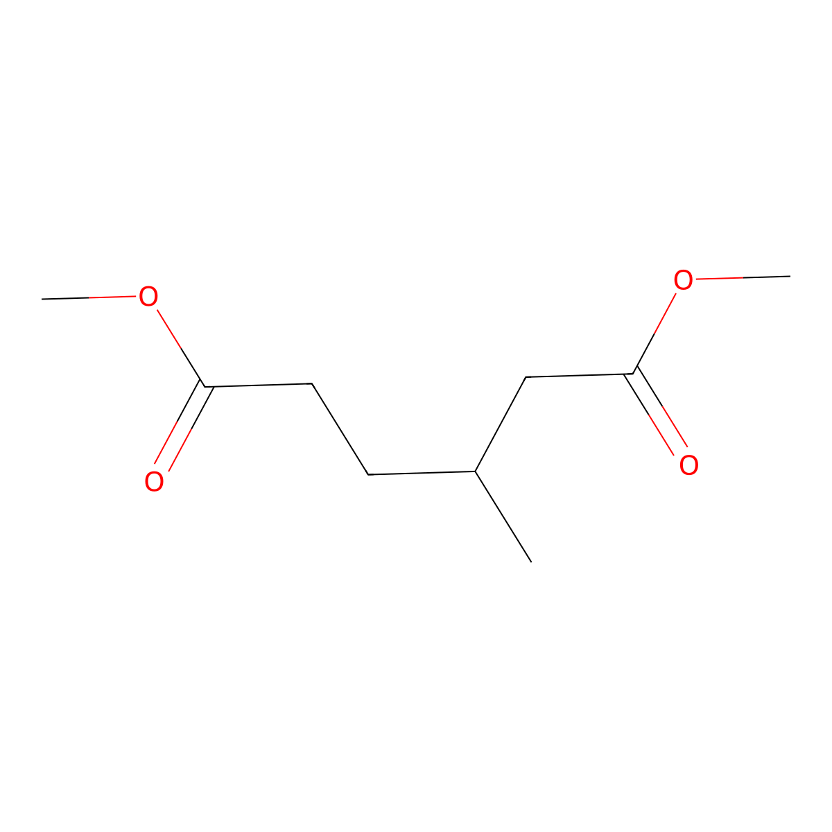 Dimethyl 3-methylhexanedioate molecular structure, CAS 54576-13-5