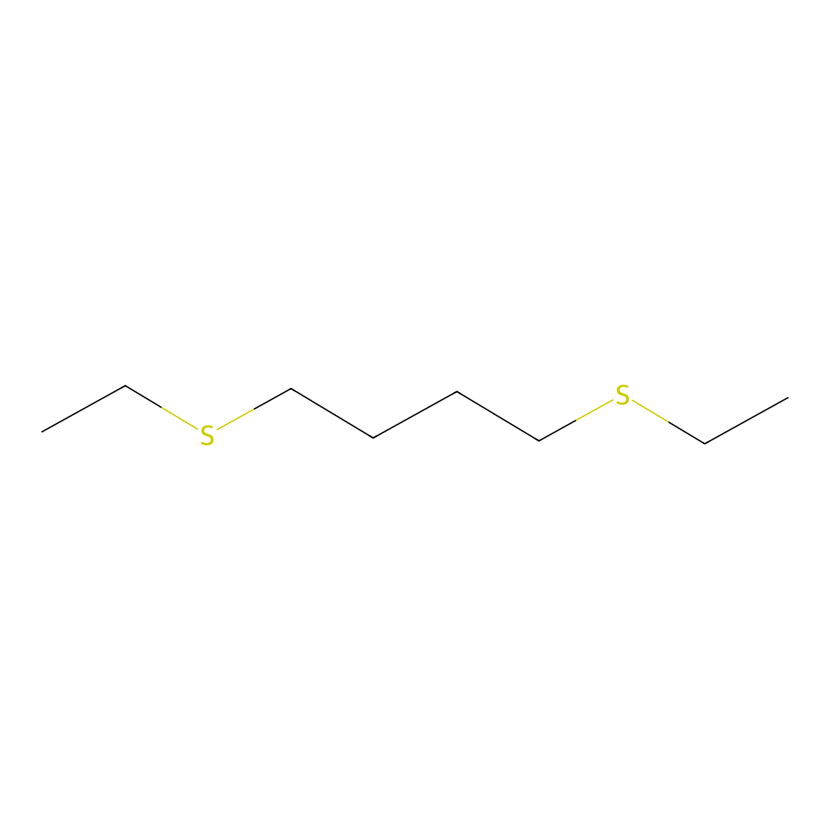 3,8-Dithiadecane molecular structure, CAS 54576-32-8