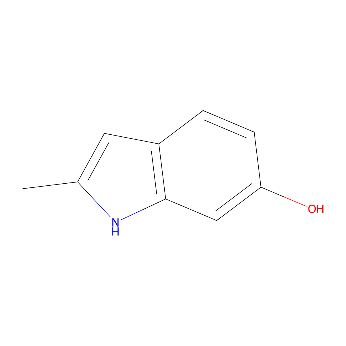 2-Methyl-1H-indol-6-ol molecular structure, CAS 54584-22-4