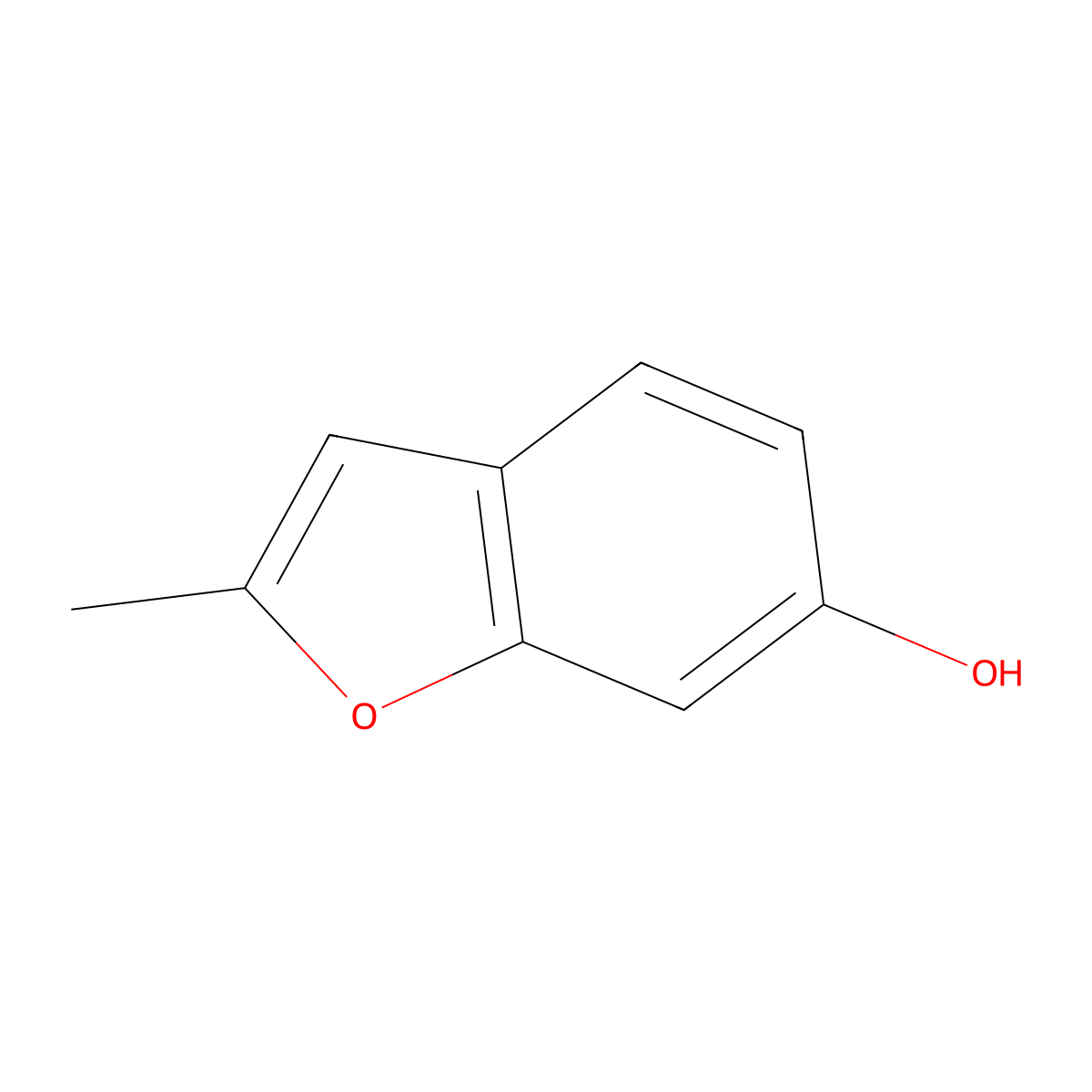 2-Methylbenzofuran-6-ol molecular structure, CAS 54584-24-6
