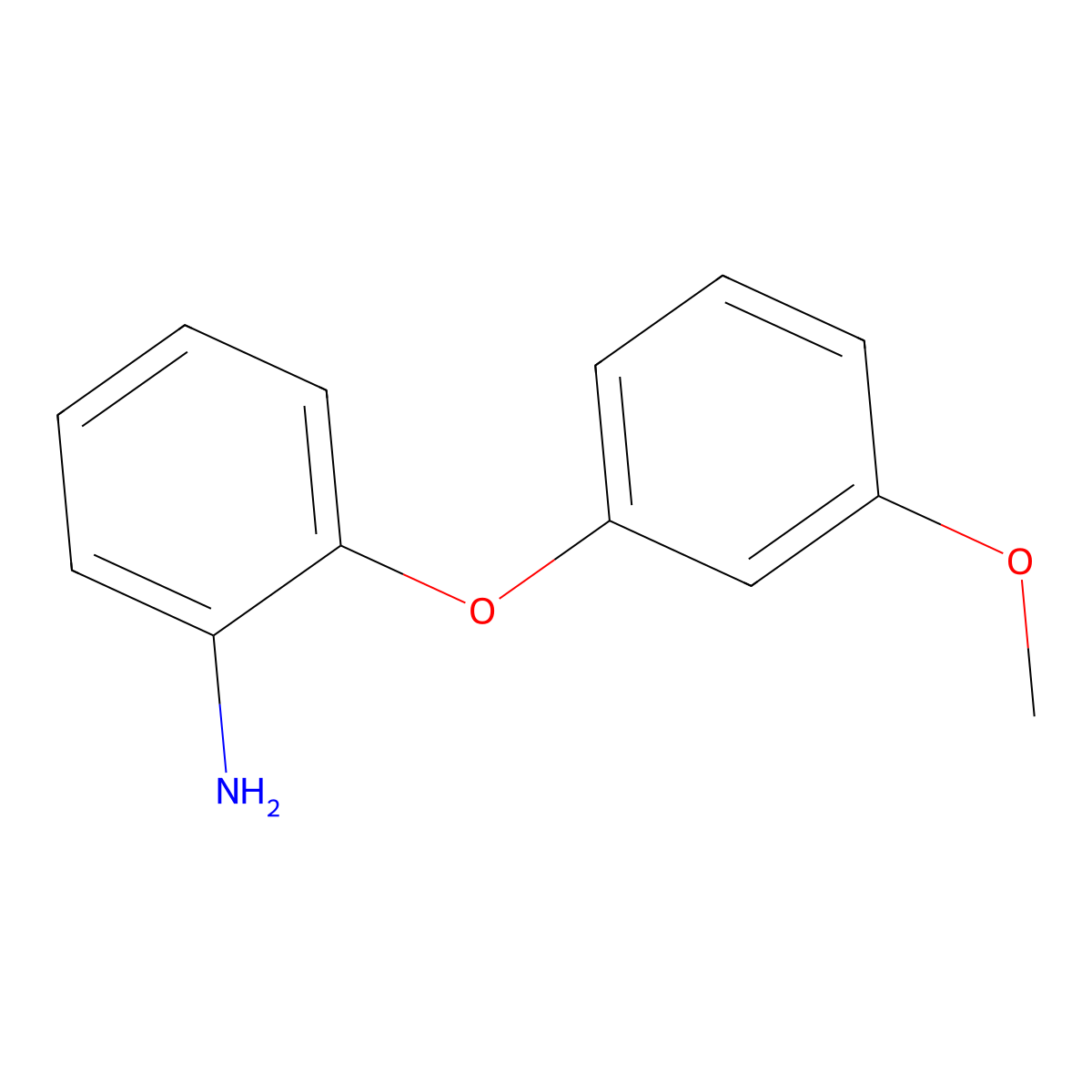 2-(3-Methoxyphenoxy)aniline molecular structure, CAS 54584-59-7