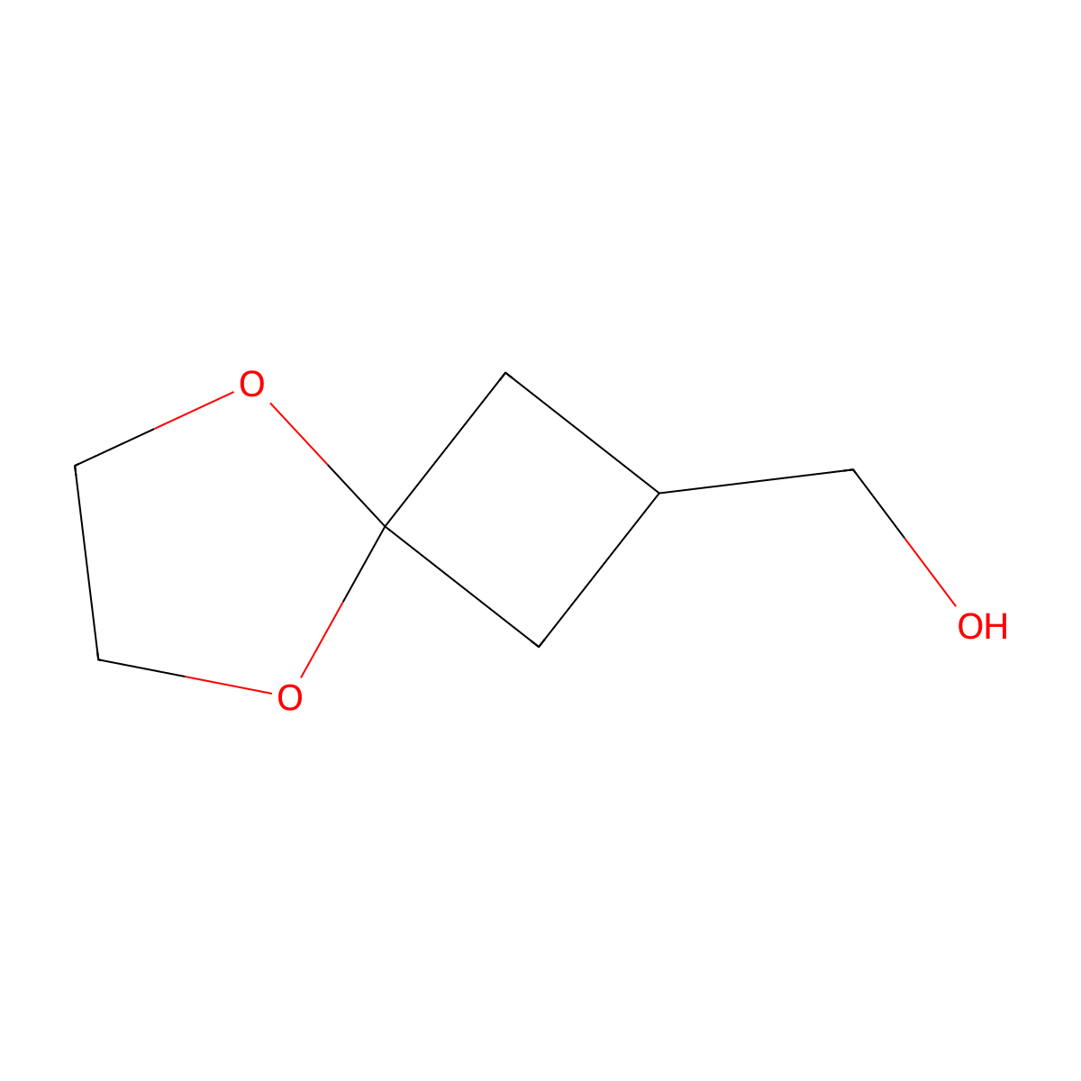5,8-Dioxaspiro[3.4]octane-2-methanol molecular structure, CAS 545882-60-8