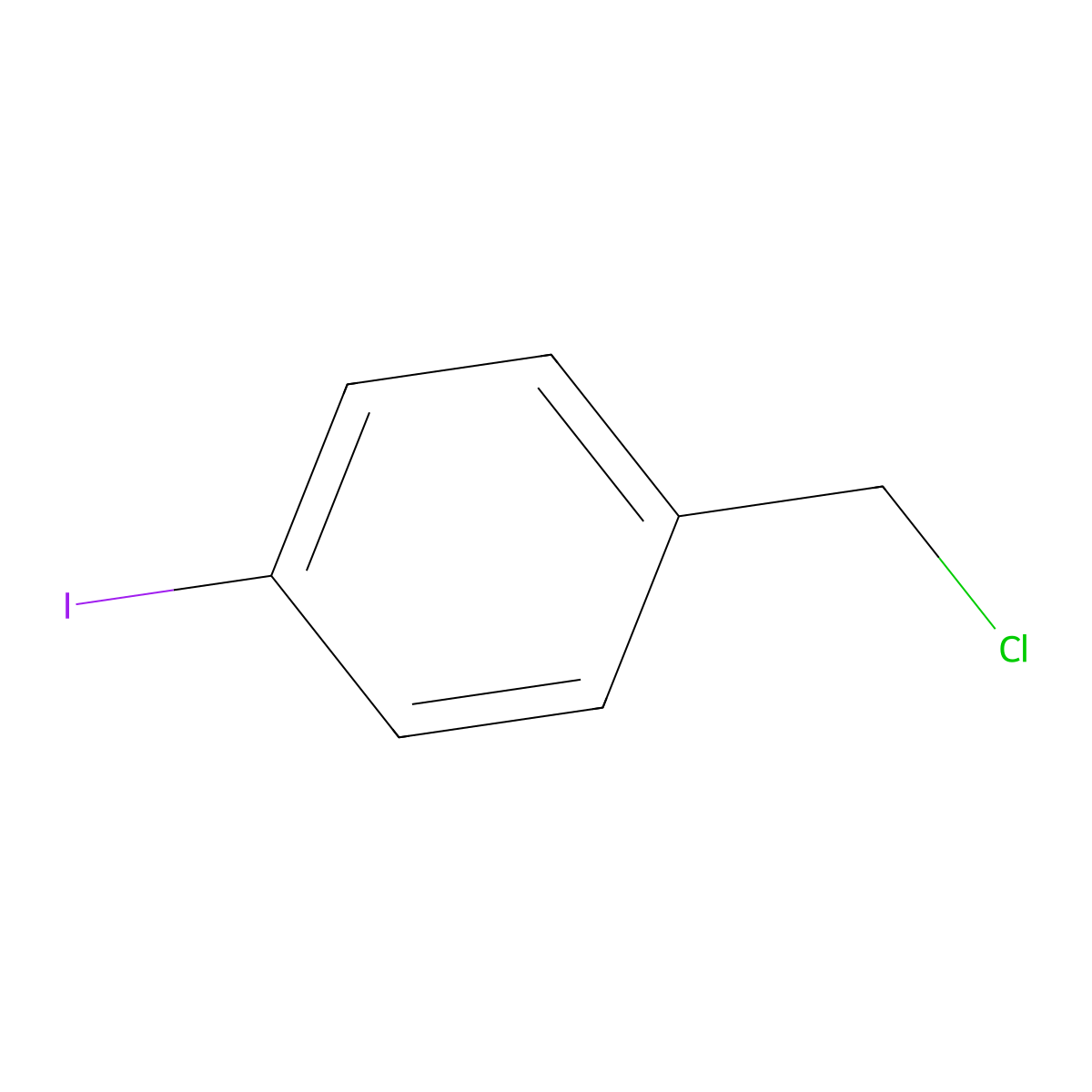 1-(Chloromethyl)-4-iodobenzene molecular structure, CAS 54589-53-6