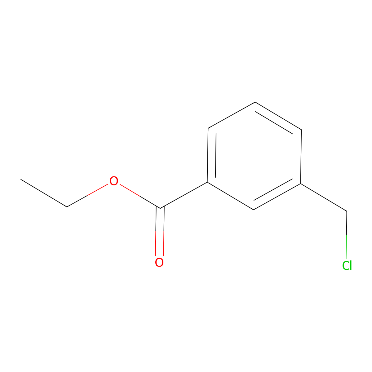 Ethyl 3-(chloromethyl)benzoate molecular structure, CAS 54589-54-7