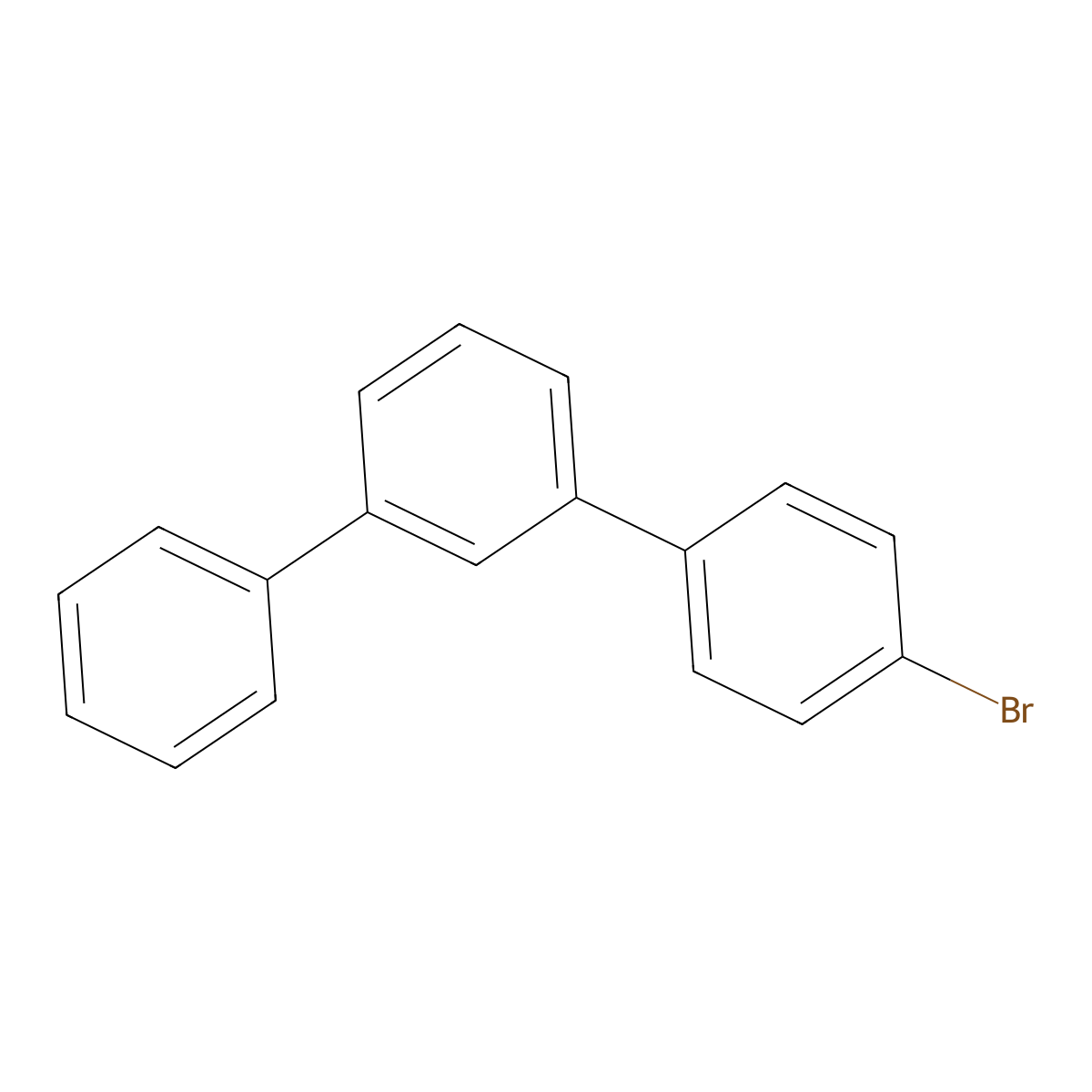 4-Bromo-1,1':3',1''-terphenyl molecular structure, CAS 54590-37-3