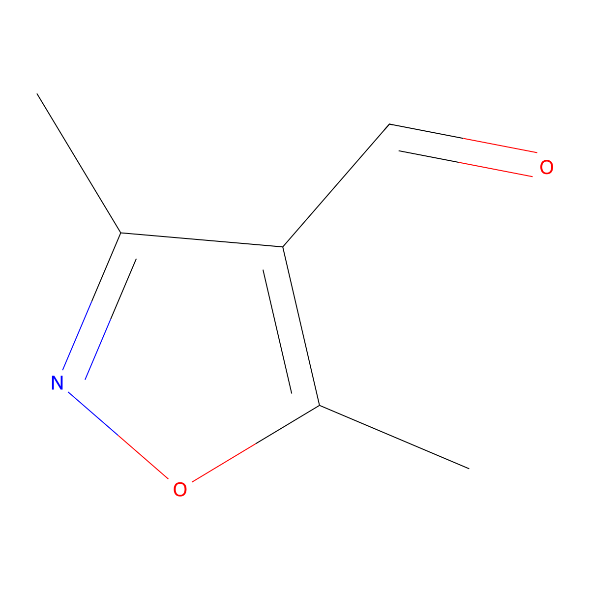 3,5-Dimethyl-4-Isoxazolecarbaldehyde molecular structure, CAS 54593-26-9