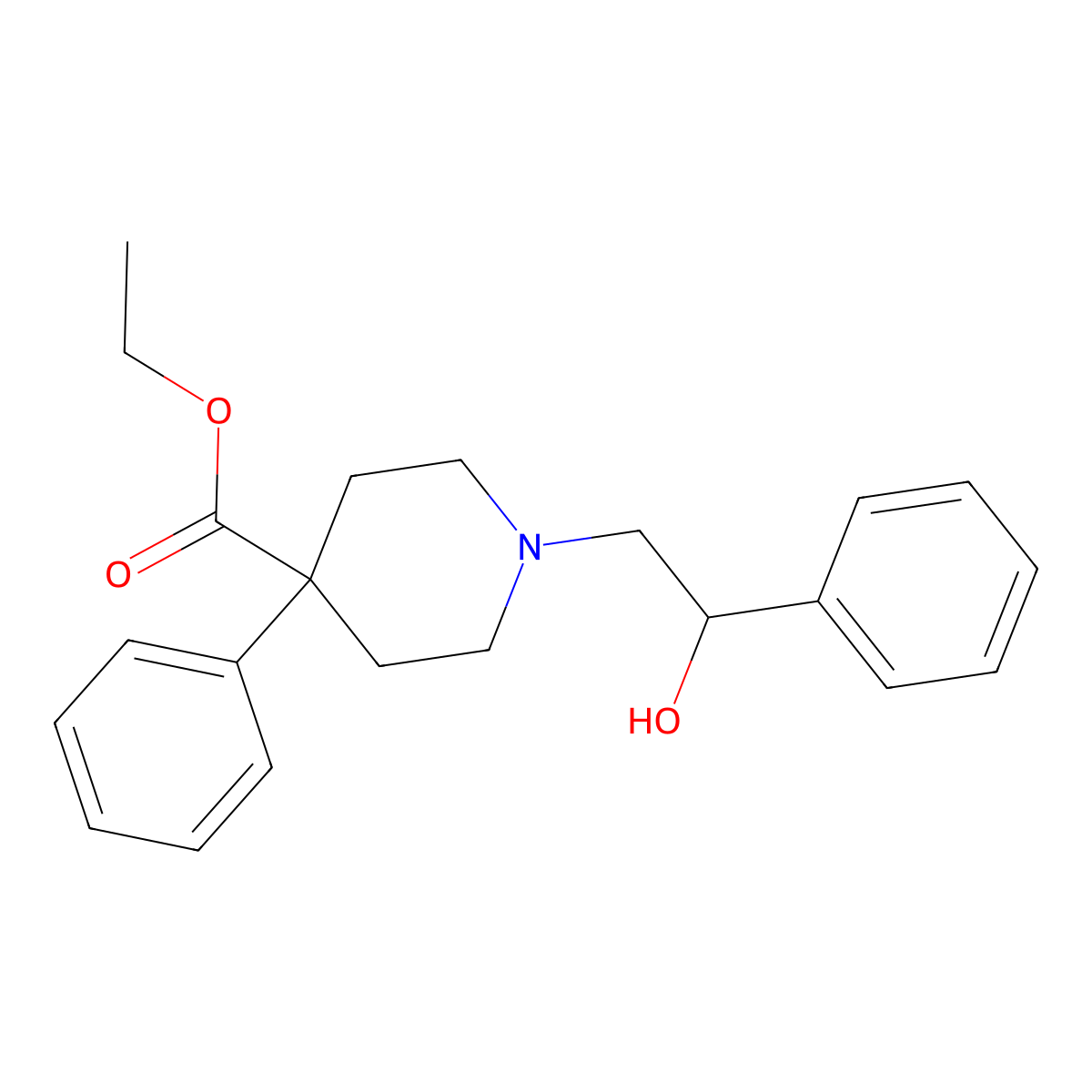 Oxpheneridine molecular structure, CAS 546-32-7