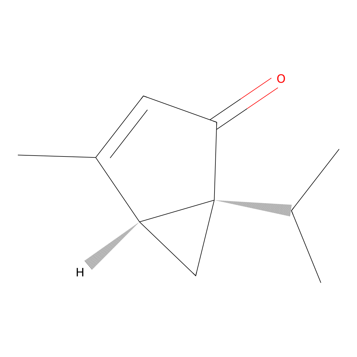 (1R,5S)-4-Methyl-1-(1-methylethyl)bicyclo(3.1.0)hex-3-en-2-one molecular structure, CAS 546-78-1