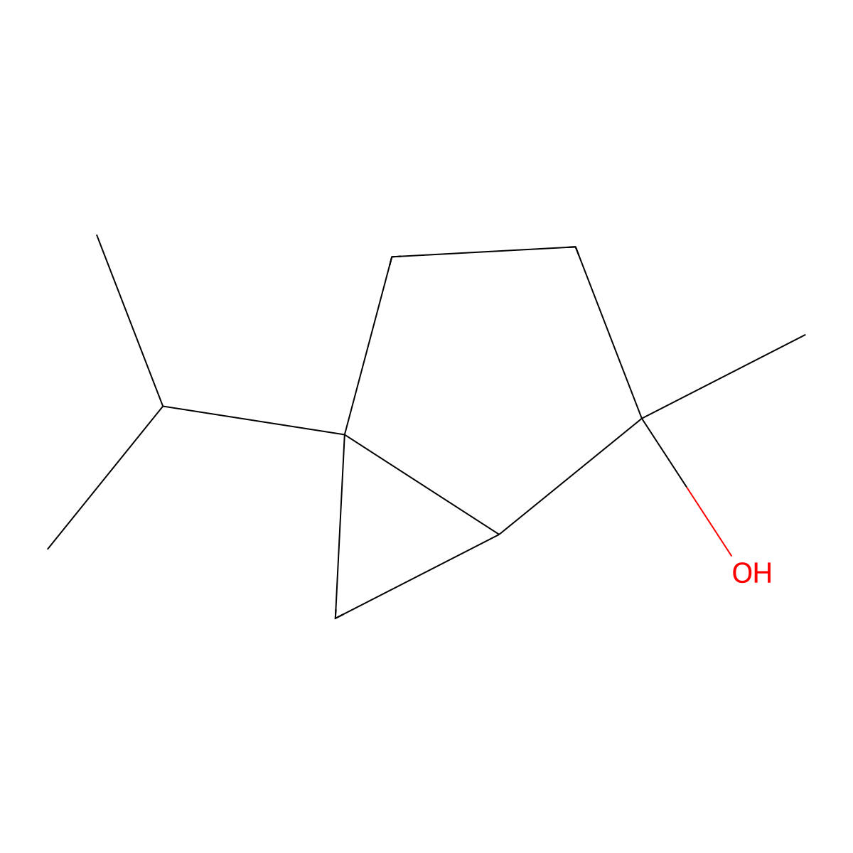 2-Methyl-5-(1-methylethyl)bicyclo(3.1.0)hexan-2-ol molecular structure, CAS 546-79-2