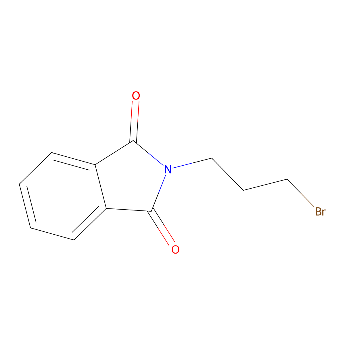 N-3-Bromopropylphthalimide molecular structure, CAS 5460-29-7