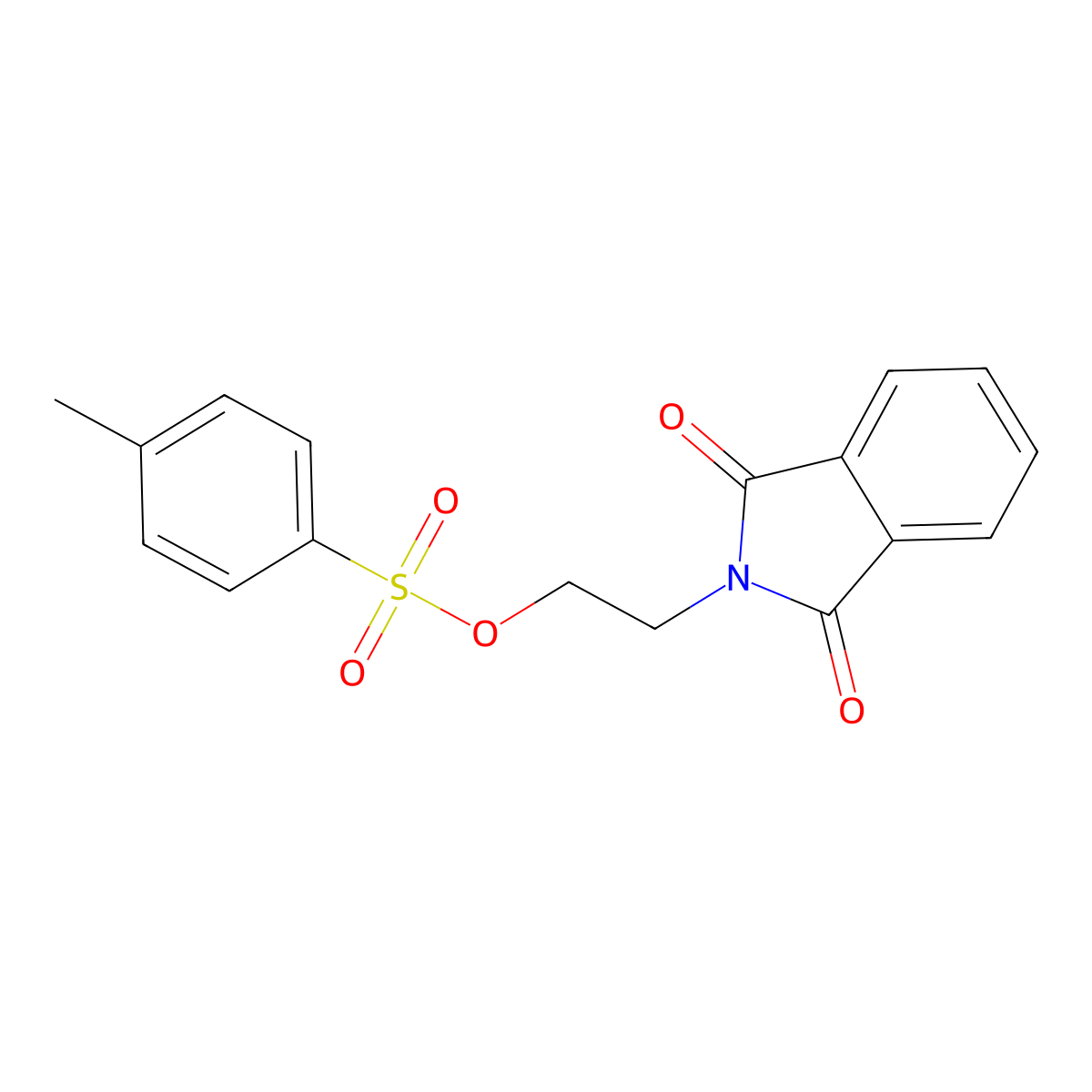 2-(1,3-Dioxoisoindolin-2-yl)ethyl 4-methylbenzenesulfonate molecular structure, CAS 5460-83-3