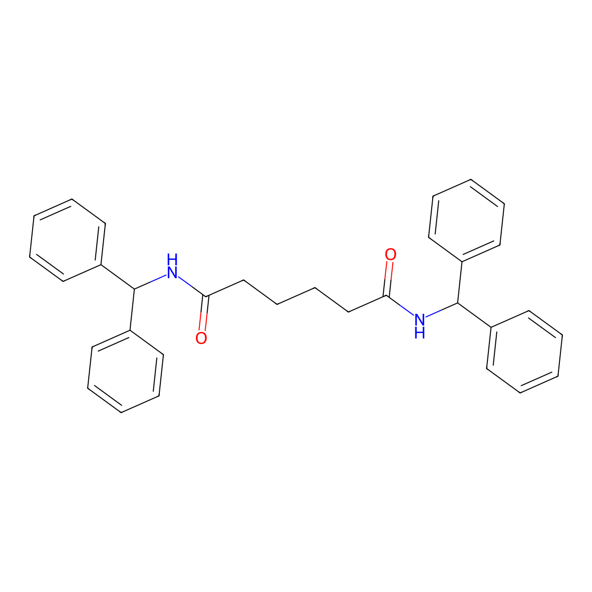 N,N'-dibenzhydrylhexanediamide molecular structure, CAS 546066-89-1