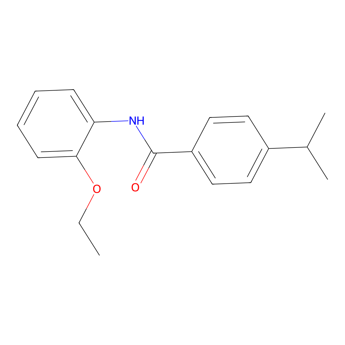 N-(2-ethoxyphenyl)-4-propan-2-ylbenzamide molecular structure, CAS 546072-26-8