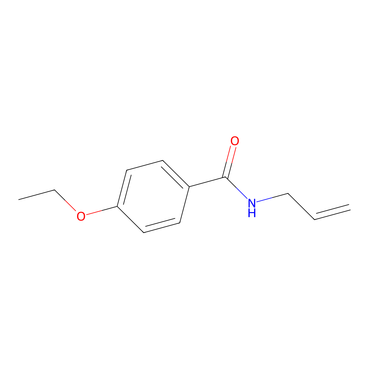 N-allyl-4-ethoxybenzamide molecular structure, CAS 546106-37-0