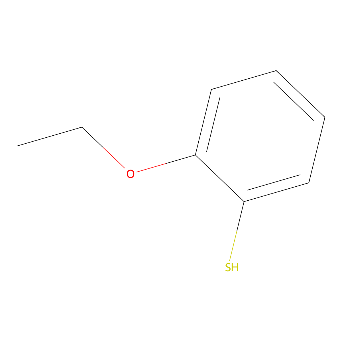 2-Ethoxybenzene-1-thiol molecular structure, CAS 54615-63-3