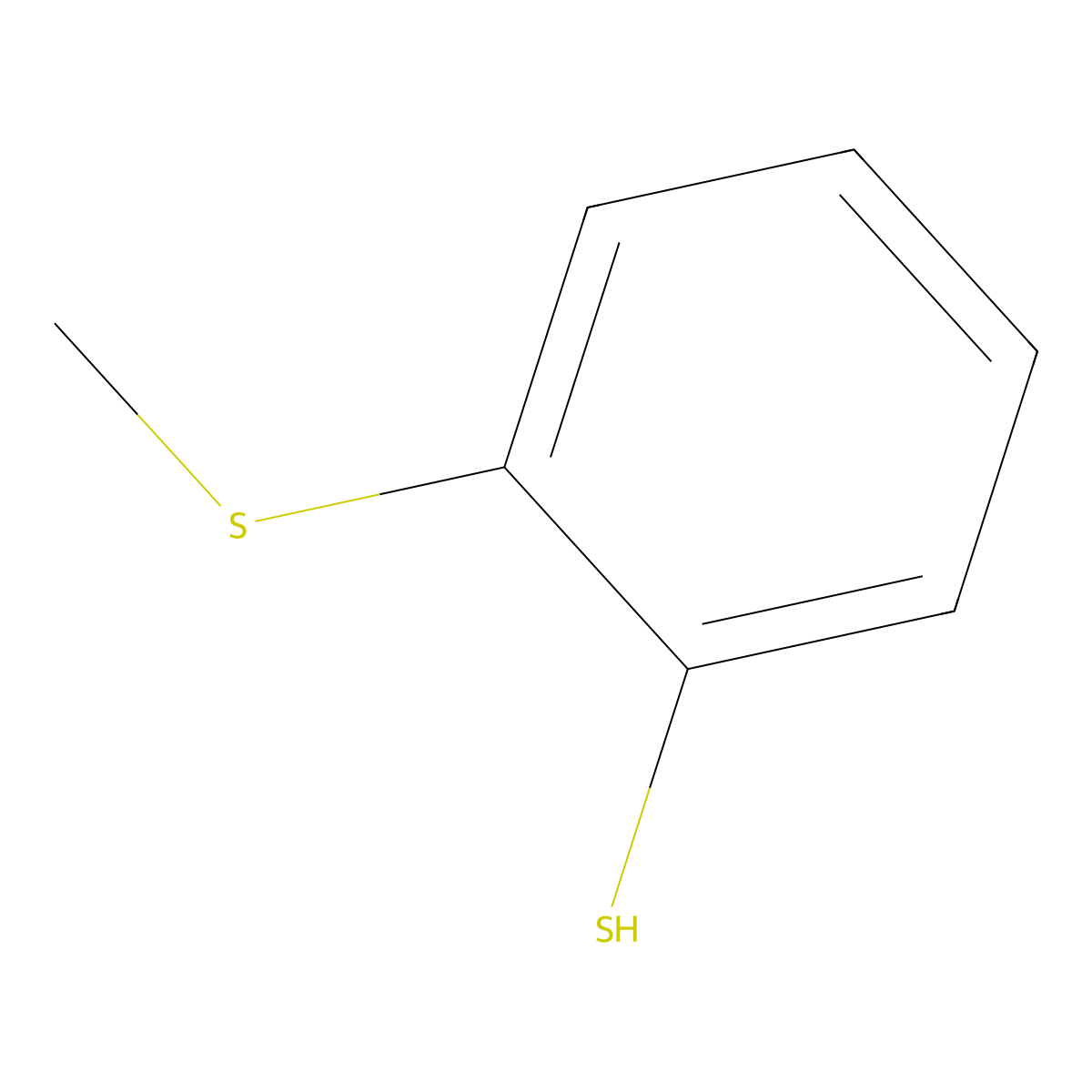 2-(Methylsulfanyl)benzene-1-thiol molecular structure, CAS 54615-64-4