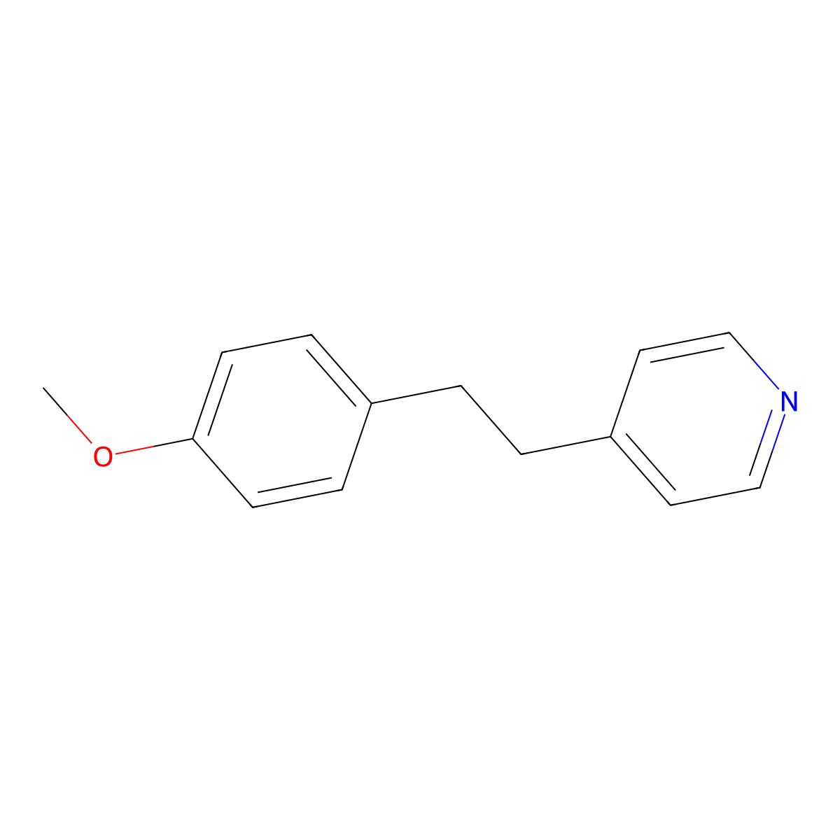 4-[2-(4-Methoxyphenyl)ethyl]pyridine molecular structure, CAS 5462-66-8