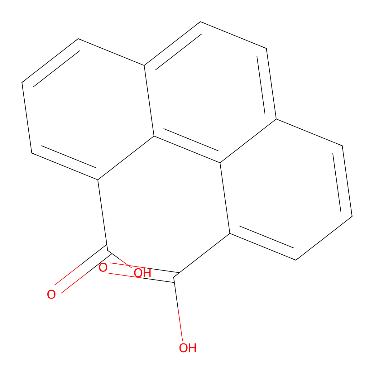 4,5-Phenanthrenedicarboxylic acid molecular structure, CAS 5462-82-8