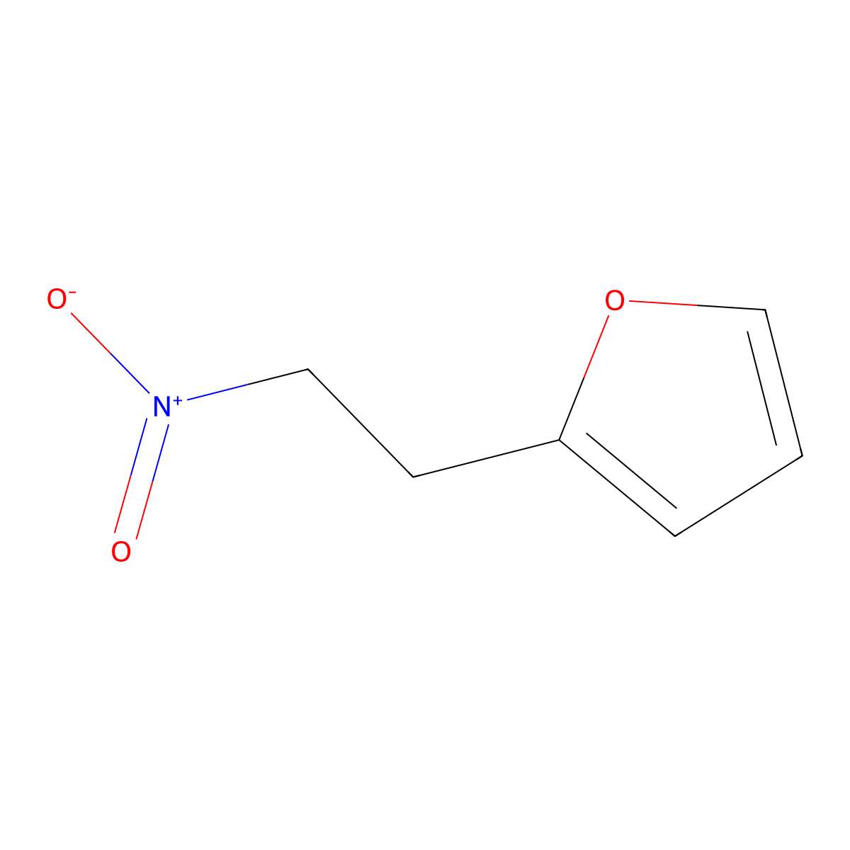 2-(2-Nitroethyl)furan molecular structure, CAS 5462-90-8