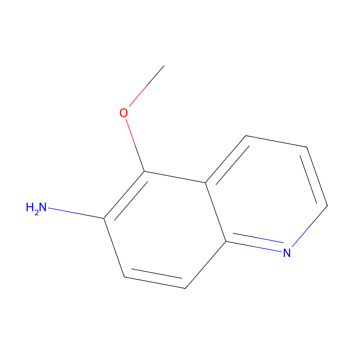5-Methoxyquinolin-6-amine molecular structure, CAS 54620-48-3