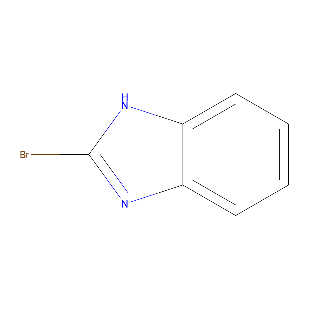 2-Bromobenzimidazole molecular structure, CAS 54624-57-6