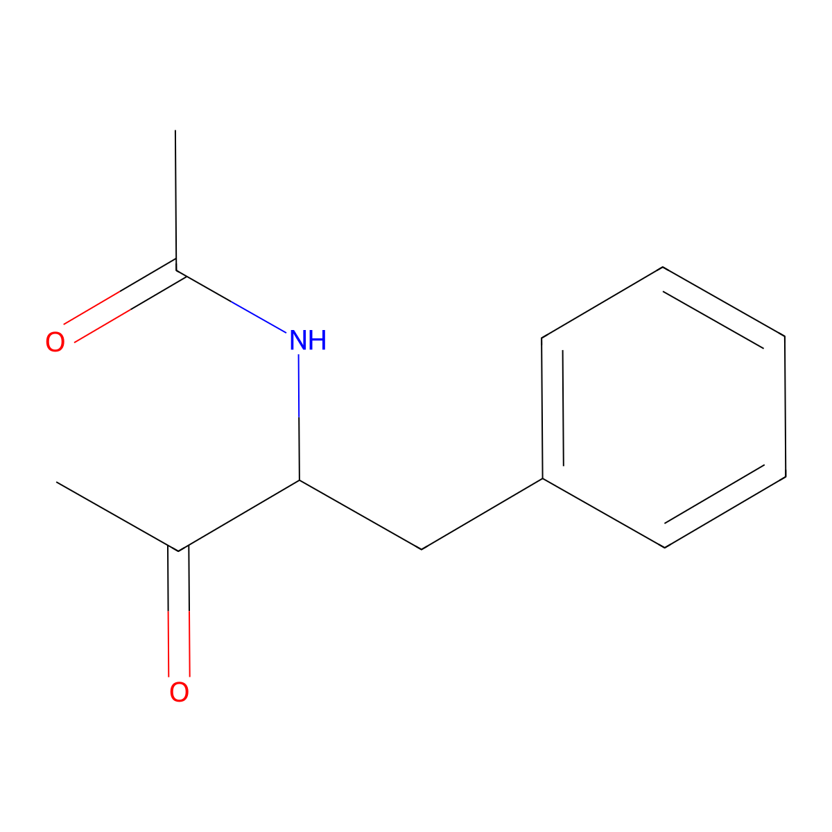 n-(3-Oxo-1-phenylbutan-2-yl)acetamide molecular structure, CAS 5463-26-3