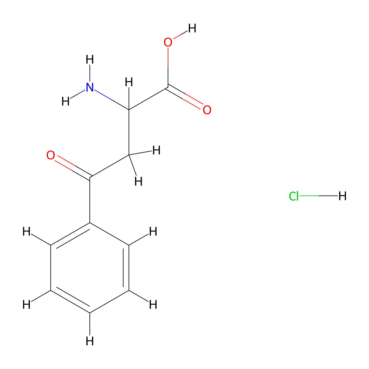 2-Amino-4-oxo-4-phenylbutanoic acid hydrochloride molecular structure, CAS 54631-37-7